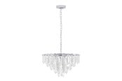 Lamper - EGLO Stars of Light CARVARIO lysekrone 10L E14 krom/satin/klar - 39722