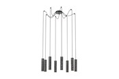 Lamper - EGLO Stars of Light MENTALONA klyngependel 8L antracit/terrazzo/sort - 39824