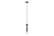 Lamper - EGLO Stars of Light CEDRAL pendel E27 sort/børstet messing/grå - 39935