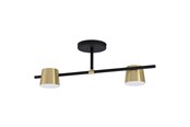 Lamper - EGLO Stars of Light ALTAMIRA loftlampe L700 sort/børstet messing - 39983