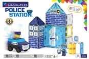 Konstruktionslegetøj - Magna-Tiles Politistation 36 dele - 90352