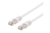 Netværkskabel - Deltaco SFTP-620VH - patch cable - 20 m - white - Hvid - 20m - SFTP-620VH
