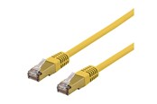 Netværkskabel - Deltaco patch cable - 1.5 m - yellow - Gul - 1meter - SFTP-611GLAH