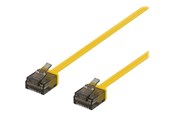 Netværkskabel - Deltaco patch cable - 2 m - yellow - Gul - 2m - UUTP-2043