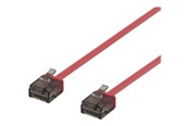 Netværkskabel - Deltaco patch cable - 2 m - red - Rød - 2m - UUTP-2046