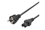 Strømkabel (intern) - Deltaco - power cable - power CEE 7/7 to IEC 60320 C15 - 50 cm - DEL-117-50