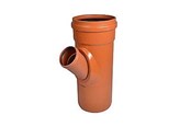 Afløb - Wavin PVC grenrør 45° 250/160mm - 550909