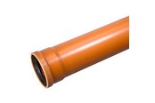 Afløb - Wavin PVC kloakrør 110x1000mm SN8 EN1401 - 517205