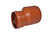 Afløb - Wavin PVC reduktion 250-200mm - 550705