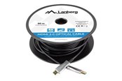 Skærmkabel - Lanberg HDMI cable with Ethernet - 80 m - CA-HDMI-20FB-0800-BK