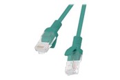 Netværkskabel - Lanberg patch cable - 25 cm - green RAL 6024 - Grøn - 0.25m - PCU5-20CC-0025-G