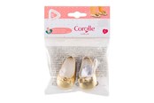 Dukker & Tilbehør - Corolle Golden Ballet Flat Shoes for Baby Doll 36cm - 9000141780