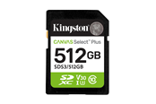 Hukommelseskort - Kingston Canvas Select Plus Gen3 SDXC - 150MB/s - 512GB - SDS3/512GB