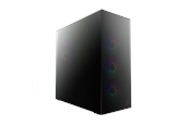 Kabinet - Arctic Xtender (Mirror Black) - Kabinet - Miditower - Sort - ACPCC00018A