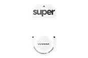 Musemåtte & tilbehør - Pulsar Superglide (Type-C) for Logitech G PRO X SUPERLIGHT 2 - Hvid - LGS2GW2
