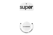 Musemåtte & tilbehør - Pulsar Superglide (Type-C) for Logitech G PRO X SUPERLIGHT - Hvid - LGSSGW2