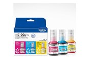 Blæk, Toner & Forbrugsstoffer - Brother BTD100CL Value Pack - 3-pack - high capacity - yellow cyan magenta - original - ink refill - BTD100CLVAL