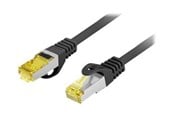 Netværkskabel - Lanberg patch cable - 3 m - black - Sort - 3m - PCF6A-10CU-0300-BK