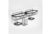 Badeværelsestilbehør - Scandinavian Collection - Bathroom Hanging Set - Black - 5740007825224