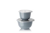 Køkkentilbehør - Rosti - Margrethe bowls Set of 2 + lids - Dusty Blue - 29934