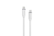 USB kabel - ALOGIC Elements 240W USB-C to USB-C Charging Cable 2m Silicone - White - ELSI5U2CCWH2