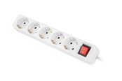 Strømkabel (ekstern) - Lanberg - power strip - with circuit breaker - 2500 Watt - PS1-05F-0150-W