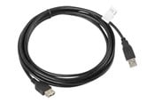 USB kabel - Lanberg - USB extension cable - USB to USB - 3 m - CA-USBE-10CC-0030-BK