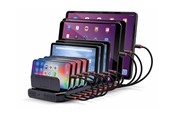 Mobil - Adaptere & Opladere - Lindy 96W 10 Port USB Charging Station - 73309