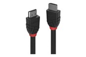 Skærmkabel - Lindy Black Line HDMI cable with Ethernet - 5 m - 36474