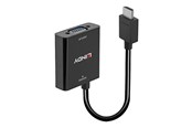 Skærmkabel - Lindy - video converter - black - 38291