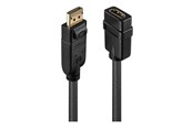 Skærmkabel - Lindy adapter - 0.15 m - 41005
