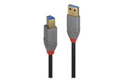 USB kabel - Lindy Anthra Line - USB cable - USB Type A to USB Type B - 1 m - 36741