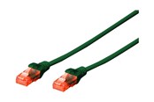Netværkskabel - DIGITUS Professional patch cable - 25 cm - green - Grøn - 0.25m - DK-1617-0025/G