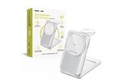 Mobil - Adaptere & Opladere - Mobile Origin 3in1 Foldable Qi2 Charger PW8 - silver - MO-FCH-PW8-SLV