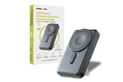 Powerbank - Mobile Origin Wireless Magnetic PowerBank 10000mAh - USB-C and Lightning Cable PB11 Powerbank - Grå - 10000 mAh - MO-WMP-PB11