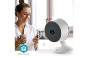 Smart Home - Nedis SmartLife Indendørs Kamera Wi-Fi 3MP Full HD 1296p Cloud Storage (mulighed) / microSD (ikke inkluderet) / Onvif Med bevægelsessensor Nattesyn Hvid - WIFICI08CWT