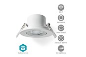 Smart Home - Nedis SmartLife Lofts lys Wi-Fi Varm til kølig hvid Runde Diameter: 52 mm 68 - 74 mm 360 lm 2700 - 6500 K IP20 Energiklasse: F Android™ / IOS - WIFILCS10WT