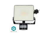 Smart Home - Nedis Smartlife udendørs lys Bevægelsesføler 1620 lm Wi-Fi 20 W Varm til kølig hvid 3000 - 6500 K Aluminium Android™ / IOS - WIFILOFS21FBK