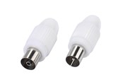 Antennekabel/stik - Vivanco Antenna connectors Coax plug + socket - 4008928480023
