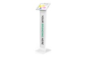 Vægbeslag, AV-Beslag & AV-Møbler - Compulocks Apex BrandMe stand - for tablet - brandable - white - Max - recommended for - 140W209APXW