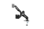 Skærmholder - Gembird Desk mounted adjustable double monitor arm 17"-32" - Sort - MA-DA2-06