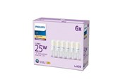 Lyskilder - Philips LED pære 220lm 1,9W/827 (25W) 6-pak G9 - 929003790596