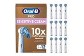 Eltandbørste - Oral-B Tandbørstehoveder Sensitive Clean&Care - 12 pcs Letterbox - 8006540859933