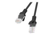 Netværkskabel - Lanberg patch cable - 2 m - RAL 9004 black - Sort - 2m - PCU5-20CC-0200-BK