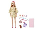 Dukker & Tilbehør - Barbie Fashionistas Doll with Puppy Kids Toys Self-Care Spa Day - HKT90