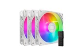 Kabinet Køler - Cooler Master SickleFlow Edge 120 ARGB WE 3-in-1 Fan - 120mm - Hvid med RGB - MFX-B2DW-253P2-R2