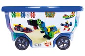 Konstruktionslegetøj - Clics Rollbox Building Blocks - Construction Set 15in1 - CB411