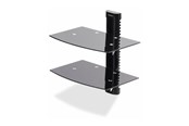 Vægbeslag, AV-Beslag & AV-Møbler - StarTech.com Dual Floating Wall-Mounted AV Shelves Adjustable Height Shelf For Under TV - Max - recommended for - 2B-WALL-MOUNT-SHELF