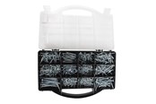 Søm og skruer - Home>it assortment box of 670 of the 10 most common wood screws. - 19686