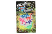 Små gaver til børn - Ruby Toys - Squishy Tastic Super Stretch Neon Dinos 6 pcs. - RT06308Z